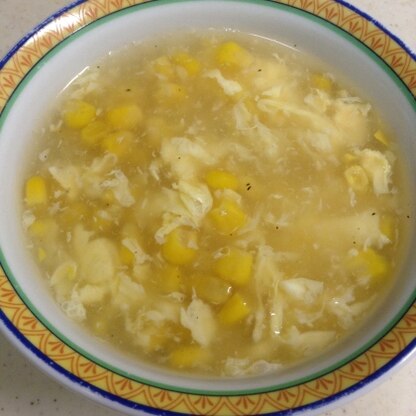 昔、親戚が集まると行ってた中華料理の店でよく食べたスープが、こんな感じでした。懐かしい味…！